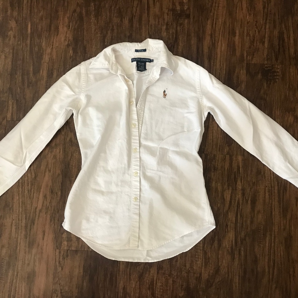 Ralph Lauren dress shirt in white size XS/0.